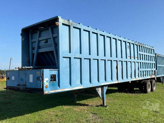 2007 BREVARD SOMERSET WELDING & STEEL INC SP004 T/A SANITATION PUSH OUT TRAILER VIN: 1S94S40247M006