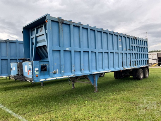 2006 BREVARD SOMERSET WELDING & STEEL INC SP004 T/A SANITATION PUSH OUT TRAILER VIN: 1S94S40217M006