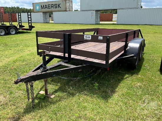 2005 HOMEMADE UTILITY TRAILER 6'X12' VIN: NOVIN0200444983