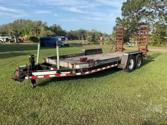 2014 TOWMASTER INC. TC-14D TAG A LONG EQUIPMENT TRAILER VIN: 4KNUT1820EL160722