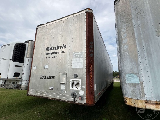 1992 OSHKOSH OSHKOSH TRAILER 48'X102" VAN TRAILER VIN: 4MLV14827NB671005