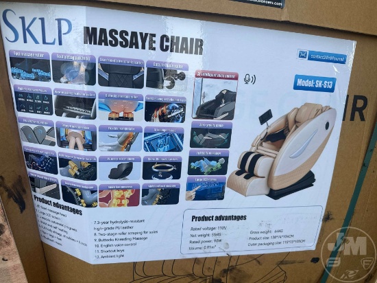UNUSED MASSAGE CHAIR,MODEL:SK-S13