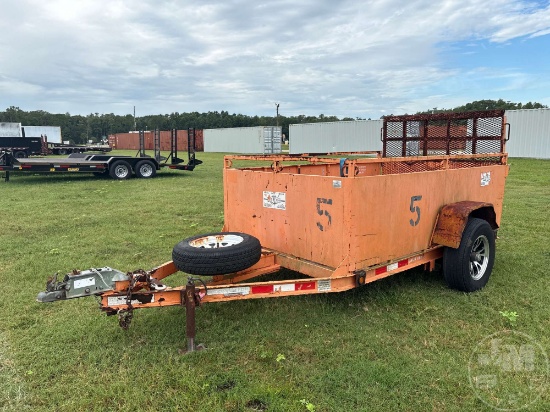 UTILITY TRAILER 5'X8' VIN: 1M9DA16A6BM646222