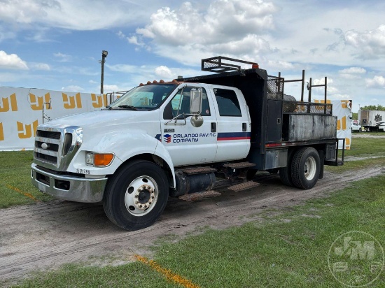 2009 FORD F-650XL SD CREW CAB S/A MECHANICS TRUCK VIN: 3FRWW65D99V215875