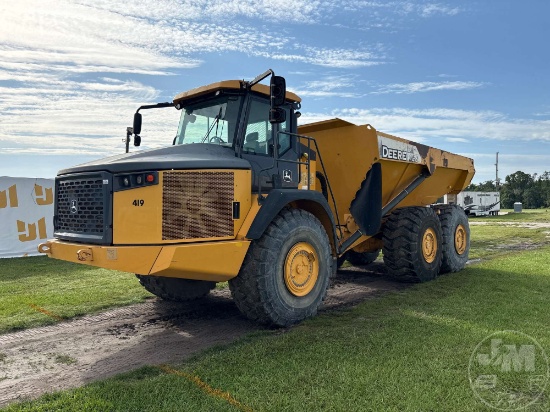 2015 DEERE 410E ARTICULATED DUMP TRUCK SN: 1DW410ETVFF670201