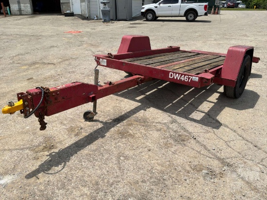 1984 The Charles Machine Works Inc S4a Tilt Trailer 7'X12' Vin: 1ds0000c9e1028886