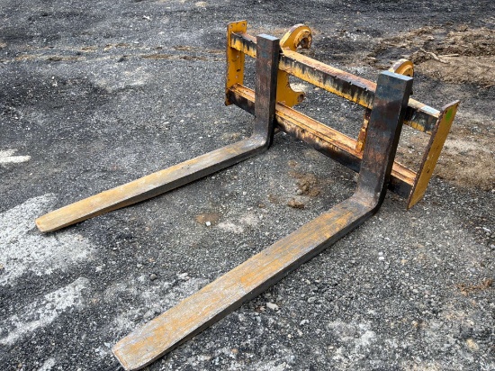 John Deere Forks Sn: H850126 To Fit Wheel Loader