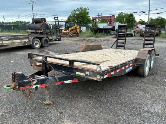 2016 Sure-Trac St8118it-B-140 Equipment Trailer 7'X16' Vin: 5jw1u1825g1147126