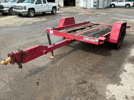 1984 The Charles Machine Works Inc S4a Tilt Trailer 7'X12' Vin: 1ds0000c7e1028773