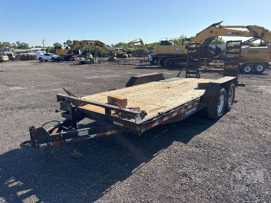 2017 Sure-Trac St8118it-B-140 Equipment Trailer 7'X16' Vin: 5jw1u1823h1149636