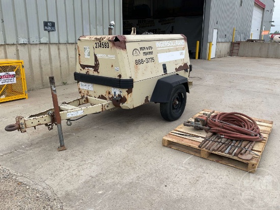 1997 I/R P185WJD 185 CFM TRAILER MOUNTED AIR COMPRESSOR SN: 274593UCH221
