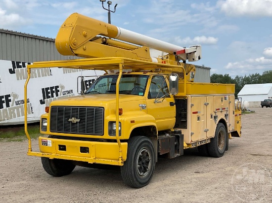 Altec A0442 1995 Chevrolet C7 Bucket Truck Vin: 1gbm7h1j8sj101372