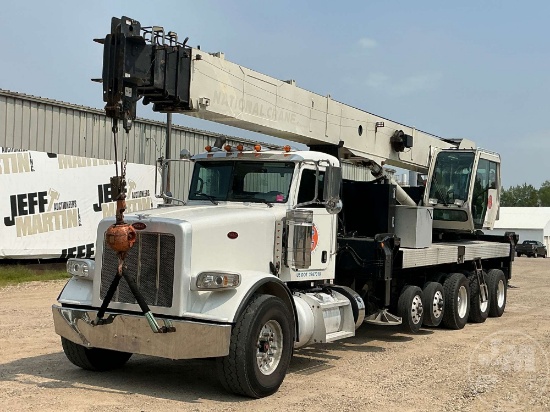 NATIONAL NBT45-142 45 TON 5 SECTION BOOM SN: 299301 MOUNTED ON 2014 PETERBILT 367 STRAIGHT BOOM TRUC