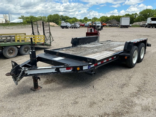 2011 TOWMASTER INC. T-14T TILT TRAILER 6'6"X16' VIN: 4KNTT1621BL160318