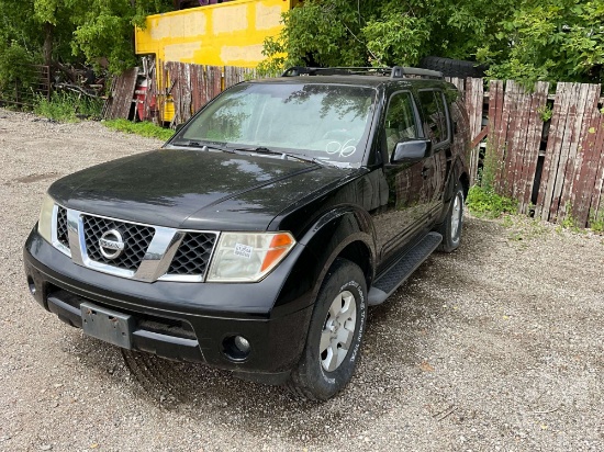 2006 NISSAN PATHFINDER SUV VIN: 5N1AR18U36C634915