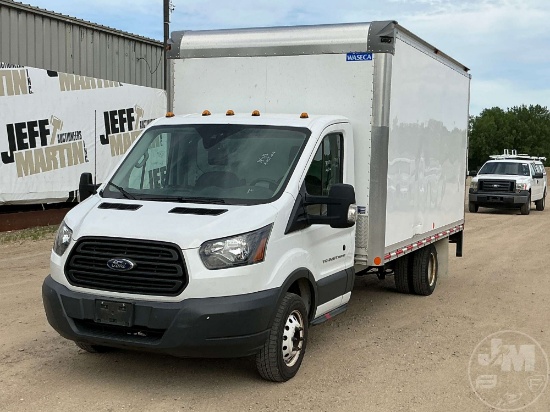 2018 FORD TRANSIT 350HD SINGLE AXLE VAN TRUCK VIN: 1FDRS9ZM1JKB08690