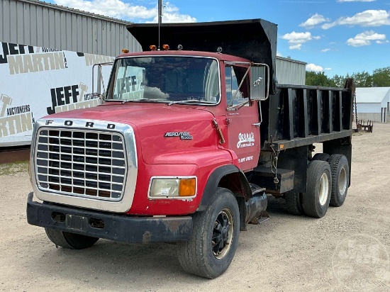 1975 FORD L9000 AEROMAX TANDEM AXLE DUMP TRUCK VIN: Y902VW33852