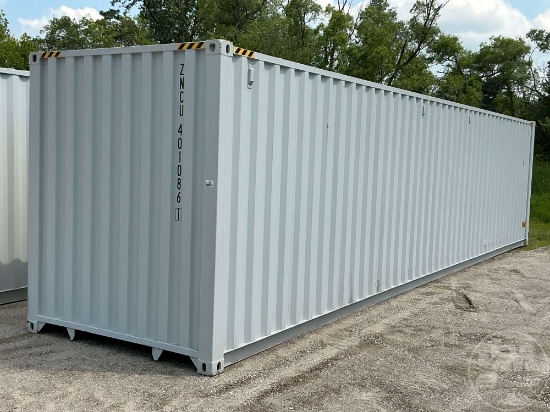 2026 40' HIGH CUBE CONTAINER SN: ZNCU4010861
