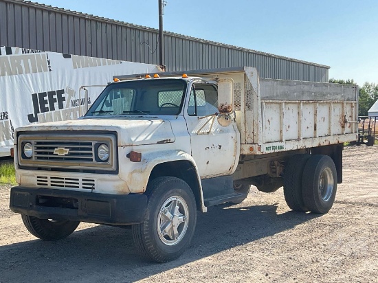 1975 CHEVROLET C60 SINGLE AXLE DUMP TRUCK VIN: CCE615V120171