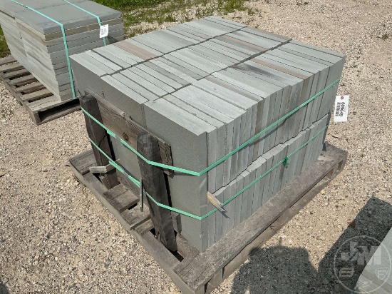 PALLET OF PENNSYLVANIA BLUE STONE PAVERS, 11.5 W X 23.5