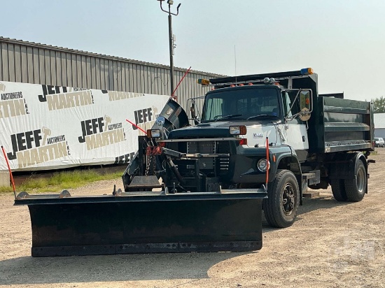1992 FORD LS8000 SINGLE AXLE DUMP TRUCK VIN: 1FDYS82A6NVA31311