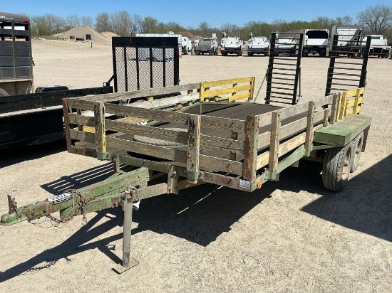 1984 HOMEMADE UTILITY TRAILER 6'X14' VIN: DPSMN831827