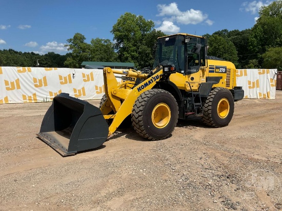 2020 Komatsu Wa270-8 Wheel Loader Sn: Kmtwa136pka084389