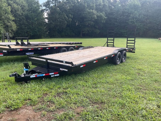 UNUSED 2026 TRIPLE CROWN TRAILERS, INC EDR8X2414K CAR HAULER TRAILER 8'X24' VIN: 1XNBE2428T2051456