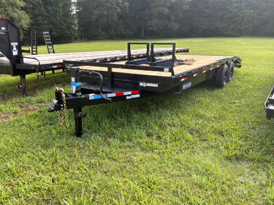 UNUSED 2026 TRIPLE CROWN TRAILERS, INC E8X2416K CAR HAULER TRAILER 8'X24' VIN: 1XNBE2426T2051455