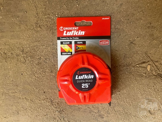 UNUSED CRESCENT LUFKIN 25’...... TAPE MEASURE