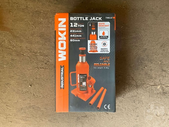 UNUSED WOKIN 12T BOTTLE JACK