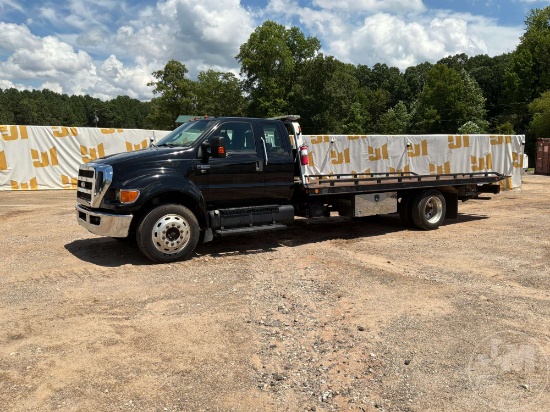 2015 FORD F-650XL SD SINGLE AXLE ROLLBACK TRUCK VIN: 3FRWX6FC6FV730489