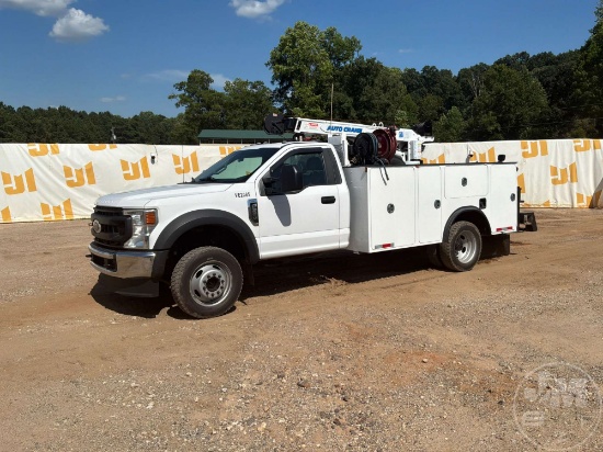 2021 Ford F-550 S/A Mechanics Truck Vin: 1fduf5hnxmda02085