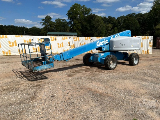 2005 GENIE S-60 4X4 TELESCOPIC BOOM LIFT SN: S6005-11558
