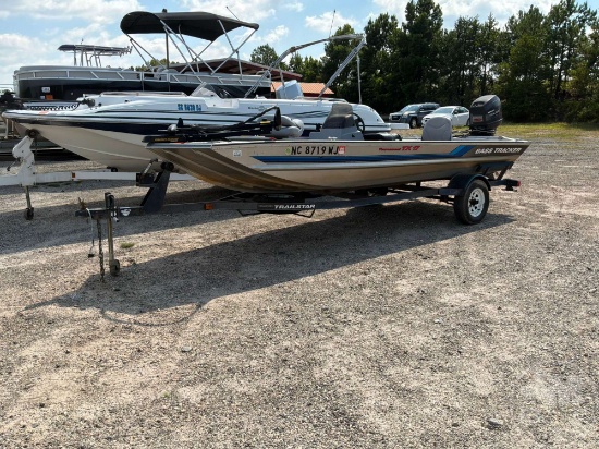 1995 BASS TRACKER TX17 BASS BOAT VIN BUJ02559B595