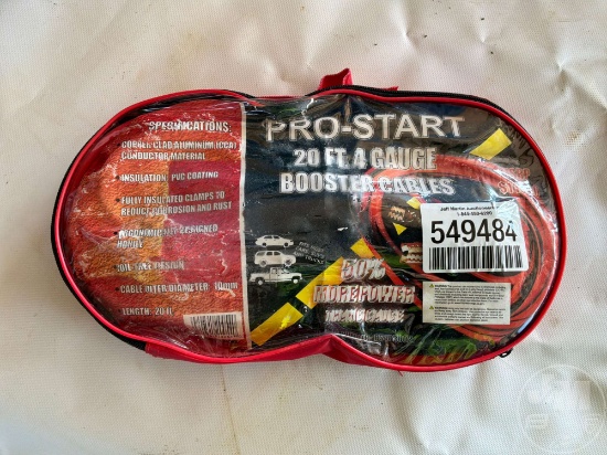 PRO-START PS4PB002 20FT. 4 GAUGE BOOSTER CABLES