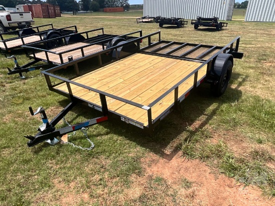UNUSED 2027 TRIPLE CROWN TRAILERS, INC U7X12S140 7'X12' UTILITY TRAILER VIN: 1XNBU121XV2051971