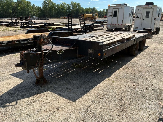 1983 GENERAL ENGINES CO TAG A LONG EQUIPMENT TRAILER VIN: 112HDB204DT120018