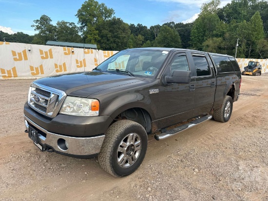 2008 Ford F-150 XLT Crew Cab 4x4 Pickup Vin: 1ftpw14518fa59835