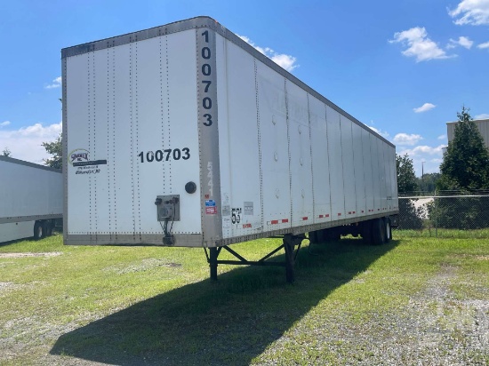 2007 Wabash 53'X102" Van Trailer Vin: 1jjv532w07l040802