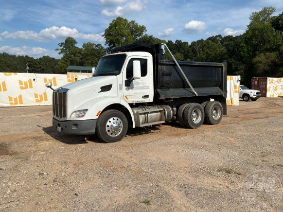 2018 Peterbilt 579 Tandem Axle Dump Truck Vin: 1xpbap8x6jd481624