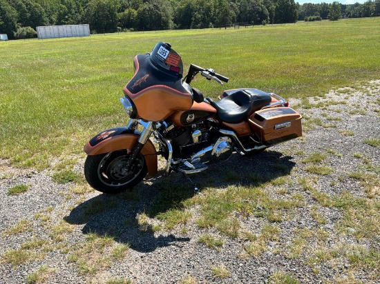 2008 HARLEY-DAVIDSON STREET GLIDE MOTORCYCLE VIN: 1HD1KB4528Y607416