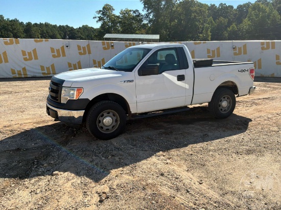 2014 Ford F-150 Xl Regular Cab 4x4 Pickup Vin: 1ftmf1ef4efb02635