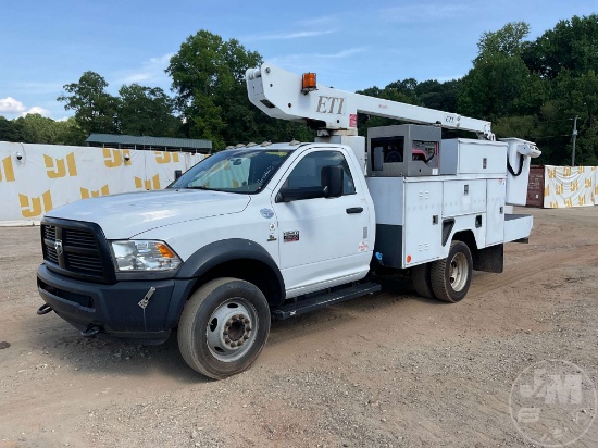 Eti Ett29snt 2012 Dodge Ram 4500 Bucket Truck Vin: 3c7wdkal0cg296658