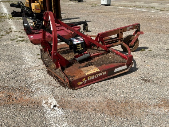 BROWN MANUFACTURING CORP TCO-26050 6' ROTARY MOWER SN: T605D0481