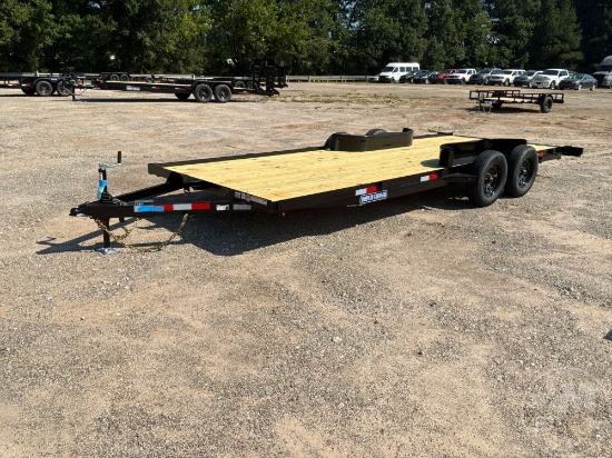 UNUSED 2027 TRIPLE CROWN TRAILERS, INC CHWF7X20 CAR HAULER TRAILER 7'X20' VIN: 1XNBE2022V2052207