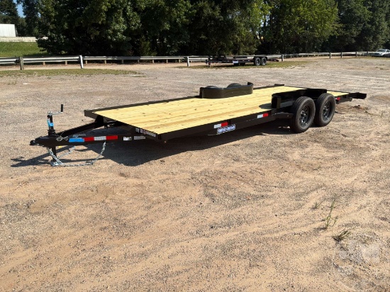 UNUSED 2027 TRIPLE CROWN TRAILERS, INC CHWF7X20 CAR HAULER TRAILER 7'X20' VIN: 1XNBE2024V2052208