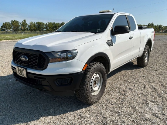 2019 FORD RANGER XL EXTENDED CAB 4X4 PICKUP VIN: 1FTER1FH8KLA74444