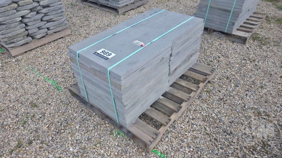 PALLET OF PENNSYLVANIA BLUESTONE, 24”...... X 24”...... X 1.5”...... THERMAL