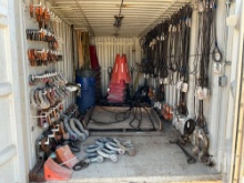 RIGGING OUTFITTED CONTAINER WITH CONTENTS